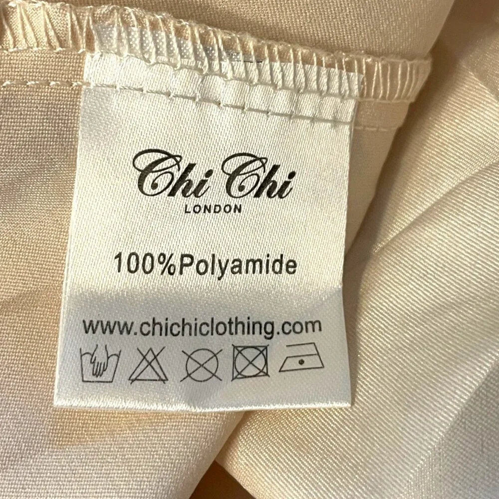 Chi Chi London Dress US 6 Midnight Baroque Tulle Lined Balletcore Cocktail Party - Picture 11 of 14